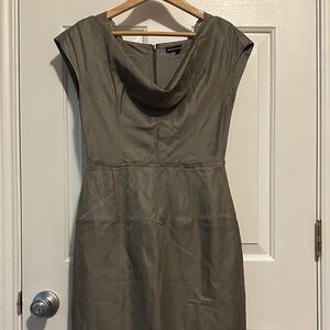 Banana Republic Taupe Midi Dress